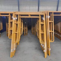 Andamio Móvil Ajustable de Acero para Mantenimiento de Edificios, Escalera para Pintar Paredes Exteriores