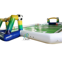 Jeu de sport professionnel terrain de balle de pare-chocs à bulles de football gonflable/terrain de jeu extérieur terrain de Football gonflable