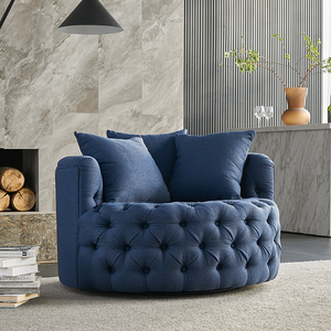 High Quality Modern Arm <strong>Chair</strong> Leisure Living Room <strong>Occasional</strong> Lounge <strong>Chair</strong> <strong>Small</strong> White Round Swivel Barrel <strong>Chair</strong> - Product Image 4