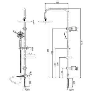 <span class=keywords><strong>Alcachofa</strong></span> de ducha 2023 moderno último grifo de baño de vapor de lluvia de latón negro y juego de ducha mezclador de ducha de baño para EE. UU. - Product Image 4