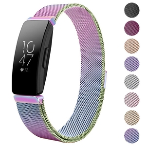 Milanese de acero inoxidable banda de reloj para <span class=keywords><strong>Fitbit</strong></span> inspirar y <span class=keywords><strong>Inspire</strong></span> <span class=keywords><strong>HR</strong></span> <span class=keywords><strong>Pulsera</strong></span> reloj <span class=keywords><strong>pulsera</strong></span> inteligente - Product Image 6
