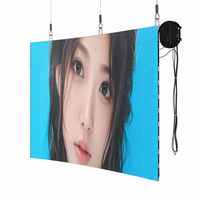 Écran LED motorisé déroulable - Mur vidéo flexible à hauteur réglable pour scène créative et exposition