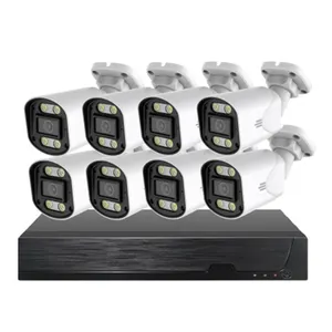 WESECUU 2MP 5MP DVR ראיית לילה 4ch 8ch Bullet Audio IR Led מצלמת אבטחה אבטחה מצלמות אנלוגיות AHD ערכת מערכת מעקב