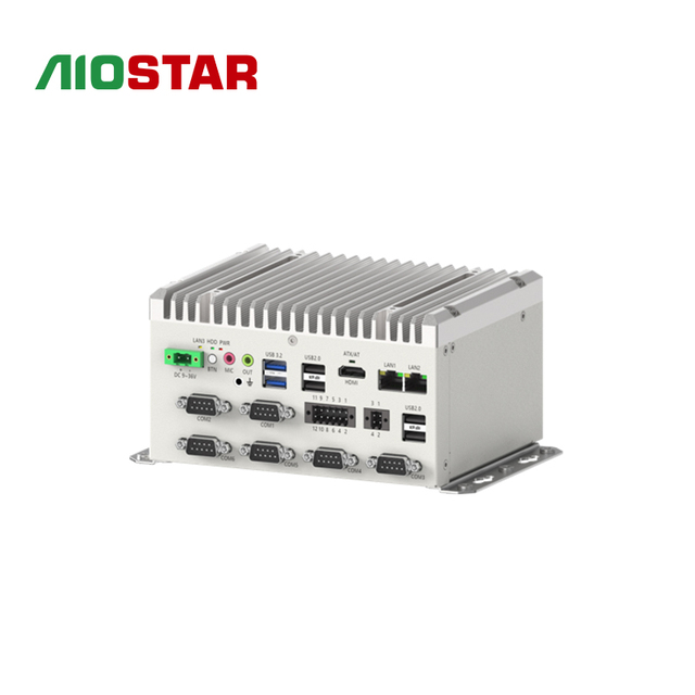Embedded Industrial Computer with 1X M.2 2280 SATA 6X COM DDR4 ATOM J6412/N97/N95/N100 Chipset in Stock Ready for Delivery