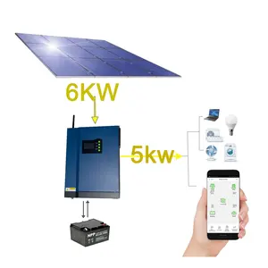 Kopen 2kw 3kw 5kw Off Grid Solar Power Energie Systeem Omvormer
