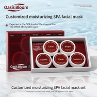 Kit de masques faciaux éclaircissants et purifiants à la vitamine C, au rétinol et à l'acide salicylique – Soin régulateur de sébum personnalisé de niveau SPA, hydratant et anti-points noirs