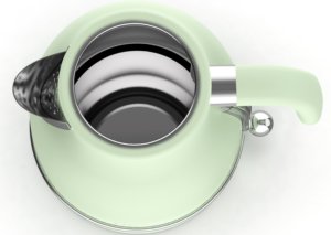 1.2L Stainless Steel Retro Electric <b>Kettle</b> LED Light 1200W Fast Boiling with Temperature Gauge Auto Shut-Off Home & Kitchen - Product Image 3