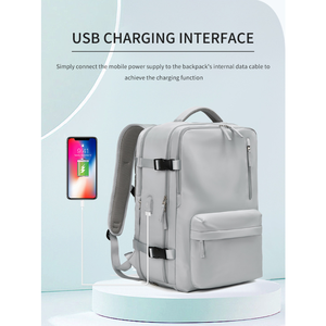 Mochila Expandible para Portátil con Compartimento para Objetos Húmedos y Secos, Gran Capacidad, Impermeable, para Viajes, Unisex - Product Image 3