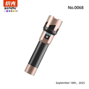 White Laser Aluminum Alloy <b>Flashlight</b> <b>Rechargeable</b> Dimmable Outdoor High Brightness Long Range - Product Image 2
