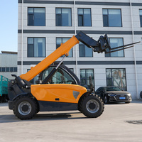Nouvelle Chargeuse sur pneus télescopique diesel Jiubang, capacité 2,5t, hauteur de levage 6m, moteur Yunnei 55kW, transmission 4x4, garantie 1 an