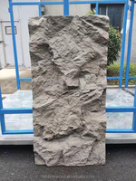 Panel Dinding Batu PU Anti Air Harga Pabrik, Panel Batu Poliuretan Buatan, Panel Dinding 3D untuk Interior dan Eksterior