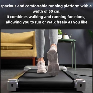 Direkter Fabrik verkauf Effiziente elektrische flache Laufmaschine Leise tragbare Indoor-Fitness geräte Fett verbrennungs motor Faltbar - Product Image 4