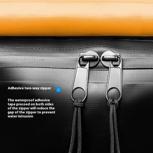 กระเป๋าเก็บของบนหลังคารถยนต์แบบพีวีซีขนาดใหญ่ กันน้ำ สำหรับรถเอสยูวี แบบพกพา ใช้ได้กับรถทุกรุ่น - Product Image 3