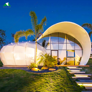 Tiendas <span class=keywords><strong>de</strong></span> Campaña <span class=keywords><strong>de</strong></span> Lujo Impermeables con Forma <span class=keywords><strong>de</strong></span> Concha Marina para Campamentos Familiares al Aire Libre, Glamping y Resorts - Product Image 3