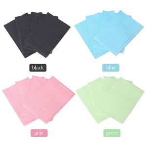 ผ้าปูโต๊ะทำเล็บแบบใช้แล้วทิ้ง OEM ขนาด 33x45 ซม. สีฟ้า สำหรับร้านทำเล็บ - Product Image 2
