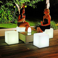 Cubo LED RGB Ricaricabile con Cambio Colore 20*20*20