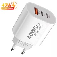 Nuevo Cargador Tipo C, Cable de Carga Rápida PD para UE y EE. UU., Adaptador de Pared USB Tipo C para Teléfono Celular, 20w 25w para Phone 15 16