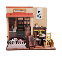 Kit miniature de maison de poupée en bois bricolage-Construisez votre propre maison miniature avec des jouets de maison de poupée en bois et des fournitures d'artisanat