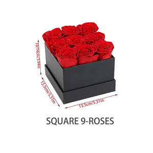 Caja Cuadrada de Rosas Preservadas al por Mayor, Rosas Eternas e Inmortales, Regalo para San Valentín - Product Image 5