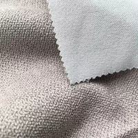 Nouveau design, tissu 100 % polyester imitation lin, tricot uni épais, matériau en lin coloré économique pour la tapisserie de canapé et la décoration intérieure