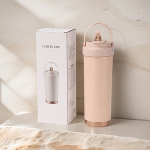 Gobelet isolé de grande capacité de 750ml poignée de boisson de sport excellente bouteille à vide pour les affaires en plein air excellent froid - Product Image 4