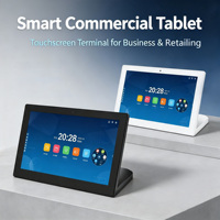 Monitor de Señalización Digital en Forma de L de 10.1 Pulgadas, Pantalla Táctil Capacitiva, Kiosco Interactivo, Tablet con POE y NFC Opcional
