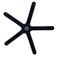Base pivotante en plastique de haute qualité pour mobilier de bureau, pièces de rechange pour base à roulettes, repose-pieds pour fauteuil sous bureau