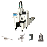 Machine de découpe laser à fibre CNC multifonction avec structure lourde pour la découpe de tubes métalliques et de profilés en fer