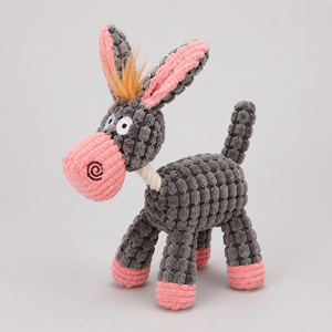 Wholesale Silicat Eco-Friendly <b>Plush</b> Dog Chew Toy with Rope and Cartoon Pattern - Product Image 6