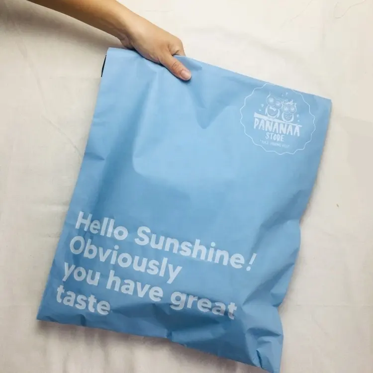 Custom Logo Printed Biodegradable Sustainable Eco Compostable Plastic Poly Mailer Mailing Shipping Bags For Clothing Packaging