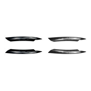 Pegatinas para Cejas de Faros Delanteros Volkswagen Magotan Passat B7, Color Negro Piano, Textura de Fibra de Carbono, Adhesivos Decorativos ABS para Carrocería, 2011-15 - Product Image 2