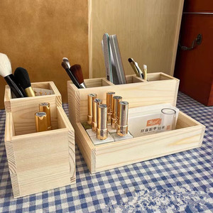 Wooden Nail Art Storage <b>Box</b> Desktop Organizer With Compartments Eco-Friendly <b>Makeup</b> Tool Holder 2L Capacity - Product Image 3