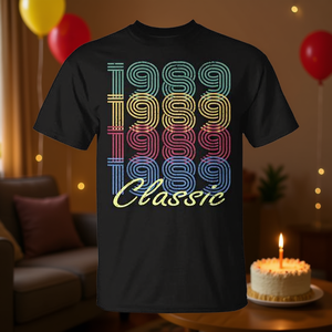 T-shirt classica Born In 1989, regalo di compleanno per 31 anni - Product Image 3