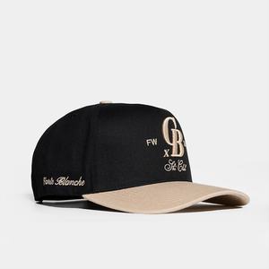 Gorras Estructuradas Personalizadas de 5 Paneles con Logotipo Bordado en 3D, Gorras de Béisbol de Dos Tonos con Cierre a Presión de Algodón - Product Image 5