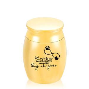 Infinity Symbol urne per cremazione Pet Keepsake urna commemorativa per ceneri umane-i ricordi li mantengono in vita anche dopo che sono andati - Product Image 5