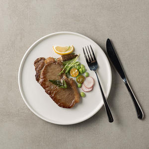 Assiettes à dîner en céramique en gros, assiettes à dessert noires, assiettes à steak, vaisselle de style européen, vaisselle en porcelaine - Product Image 4