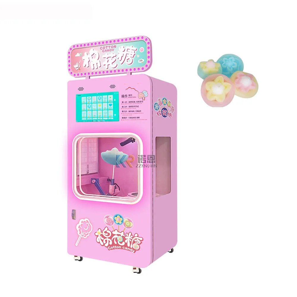 Industrielle Big Candy Floss Maschine Automatische Zuckerwatte Maschine Gas automat für Zuckerwatte