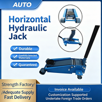 Cric hydraulique portable multifonctionnel AUTO 2T 3T 5T pour réparation de pneus de voiture, levage sans effort, double pompe horizontale, certifié CE