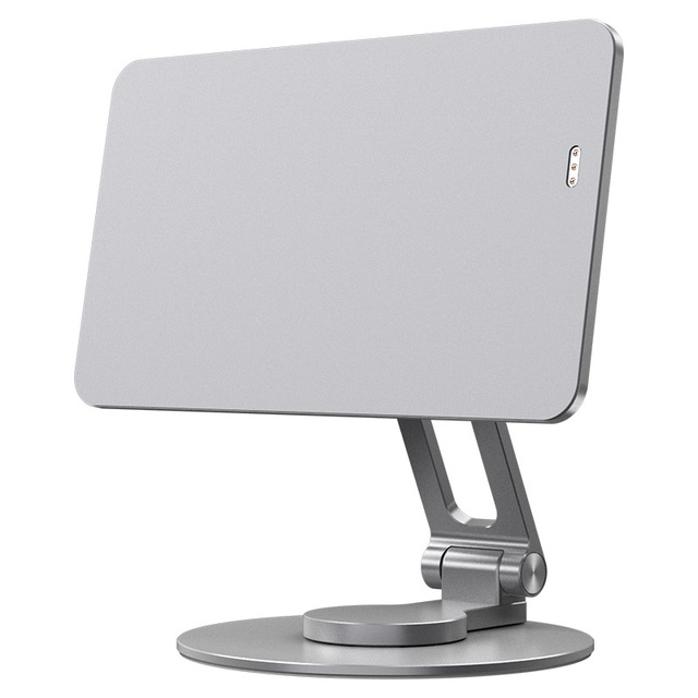 Hot Sale Magnetic Induction Charging Stand for IPad Pro Folding Rotating Shelf Tablet Live Streaming Stand