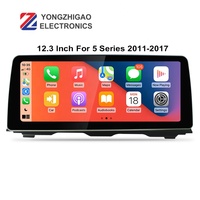 YZG Pantalla Grande de 12.3 Pulgadas 4+64GB 1920x720 Reproductor Multimedia Android para Auto para BMW F10 F11 Serie 5 2011 2012 2013 2014 2015 2016