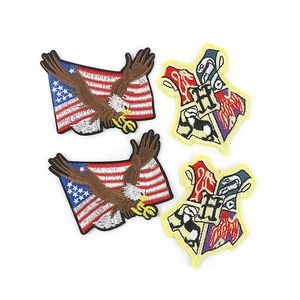 Tùy Chỉnh Khác Nhau Thế Giới Quốc Gia Cờ Thêu Các Bản Vá Lỗi Động Vật Đại Bàng Thêu Các Bản Vá Lỗi Cho Áo Khoác Quần Giày - Product Image 1