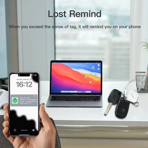 2024 trovare il mio Tag Smart Key Finder Locator portafoglio Lugggae Pet Tracking MFi certificato Mini GPS Tracker per <span class=keywords><strong>Apple</strong></span> - Product Image 5