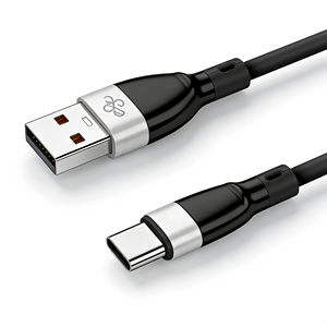 Câble de données USB-A vers Type-C en silicone flexible, 1 m, 2,4 A, charge rapide, cordon en cuivre, câble de <span class=keywords><strong>chargeur</strong></span> de téléphone portable pour <span class=keywords><strong>Samsung</strong></span> Xiaomi - Product Image 1