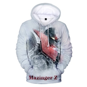 Moda 3D estampado japonés Anime <span class=keywords><strong>Mazinger</strong></span> <span class=keywords><strong>Z</strong></span> sudaderas con capucha hombres mujeres alta calidad moda suelta sudadera de gran tamaño Streetwear abrigo - Product Image 4