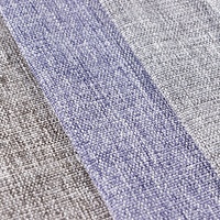 TengHui 2026 nouveau produit Polyester transparent 340 cm Double face aspect lin 100% occultant fil teint tissé rideau tissu en Stock