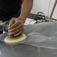 Peinture de base automobile acrylique 2K, application par pulvérisation, résistante aux intempéries, séchage rapide, gris, revêtement de base automobile