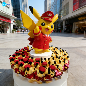 Statue d'extérieur personnalisée <span class=keywords><strong>Pikachu</strong></span> Anime de grande taille en résine, sculpture décorative pour centres commerciaux et espaces extérieurs - Product Image 4