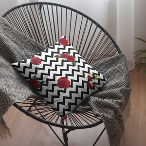 ROSY CHEVRONS - CUSHION COVER - Product Image 1