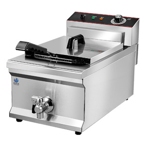 Freidoras Eléctricas Comerciales, <span class=keywords><strong>en</strong></span> Modelos de Cilindro Simple o Doble, Están Disponibles a <span class=keywords><strong>Precios</strong></span> Bajos para Compra al por Mayor. - Product Image 1