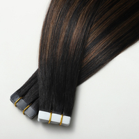 Extensions de cheveux à bandes adhésives, Cheveux humains brésiliens originaux, cuticules alignées, double épaisseur, pointes épaisses, Cheveux Remy, Vente en gros usine